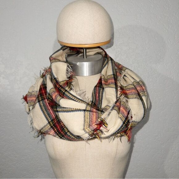 New‎ Aldo Plaid Open Scarf - Picture 1 of 4